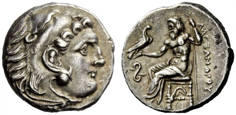 GREEK COINAGE 
 Kings of Macedonia 
 Drachm, Lampsacus circa 323-317 BC, AR 4....