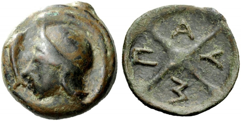 GREEK COINAGE 
 Tauric Chersonesus, Olbia 
 Cast Æ late V-IV cent. BC, 37.82 g...