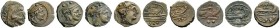 AN INTERESTING COLLECTION OF ROMAN REPUBLICAN COINS FORMED BY AN ENGLISH AMATEUR SCHOLAR 
 A lot of five coins containing: one lightweight Crawford 5...