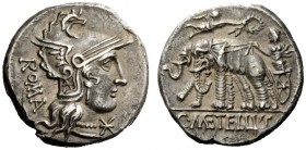 AN INTERESTING COLLECTION OF ROMAN REPUBLICAN COINS FORMED BY AN ENGLISH AMATEUR SCHOLAR 
 C. Caecilius Metellus Caprarius. Denarius 125, AR 3.84 g. ...
