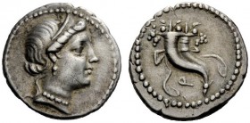 ROMAN REPUBLICAN COINAGE 
 Q (L. Licinius Lucullus ?). Denarius, uncertain mint 81, AR 4.01 g. Diademed head of Venus r. Rev. Double cornucopiae; bel...