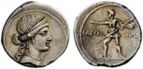 THE ROMAN EMPIRE 
 Octavian, 32-27 BC 
 Denarius, Brundisium or Rome (?) circa 32-29 BC, AR 3.82 g. Diademed bust of Venus r., wearing necklace. Rev...