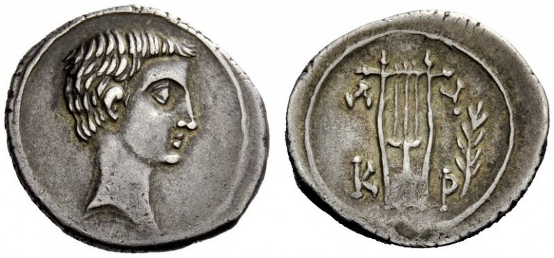 THE ROMAN EMPIRE 
 Octavian as Augustus, 27 BC – 14 AD 
 Drachm, Lycian League...