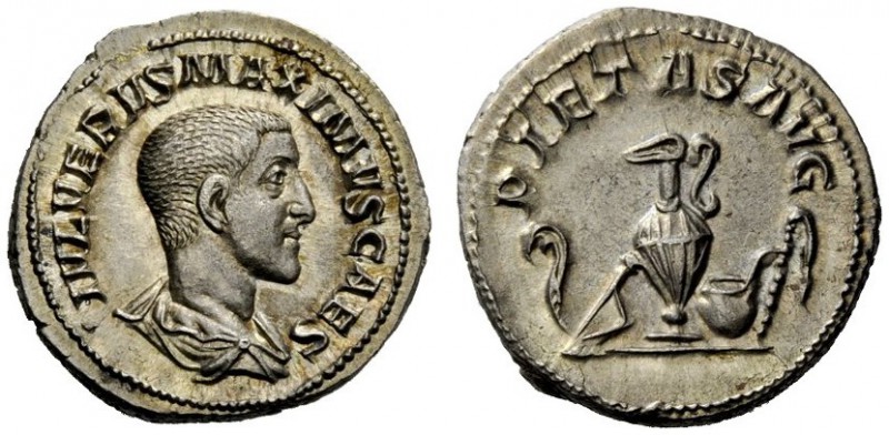 THE ROMAN EMPIRE 
 Maximus caesar, late 235 – early 236 
 Denarius late 235–ea...
