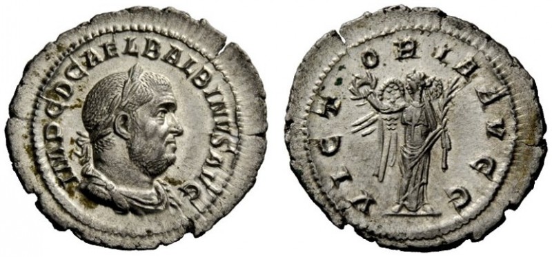 THE ROMAN EMPIRE 
 Balbinus, 22nd April – 29th July 238 
 Denarius April-June ...