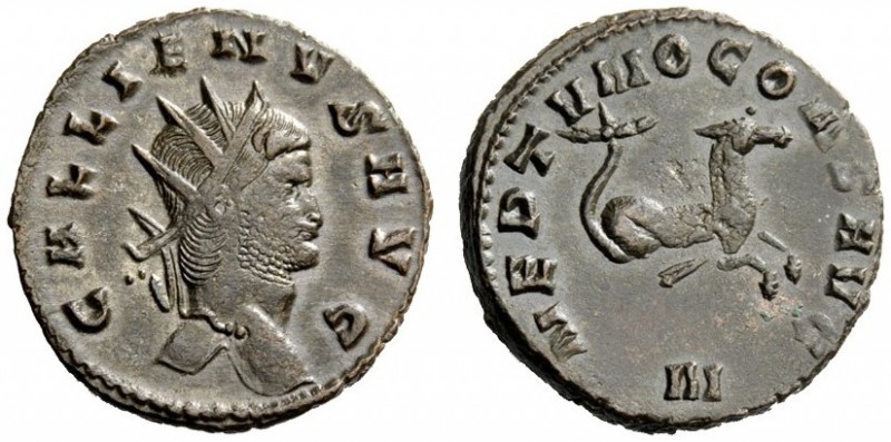 THE ROMAN EMPIRE 
 Gallienus, 253 – 268 
 Antoninianus 253-260, billion 3.44 g...