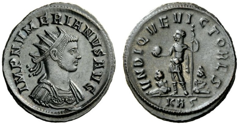 THE ROMAN EMPIRE 
 Numerian, 283-284 
 Antoninianus 283-284, billion 3.70 g. R...