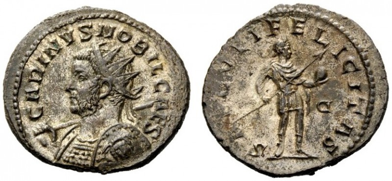 THE ROMAN EMPIRE 
 Carinus caesar, 282 – 283 
 Antoninianus, Lugdunum 283-284,...