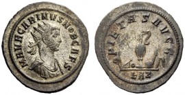 THE ROMAN EMPIRE 
 Carinus caesar, 282 – 283 
 Antoninianus 282-283, billon 4.05 g. Radiate, draped and cuirassed bust r. Rev. Pontifical instrument...