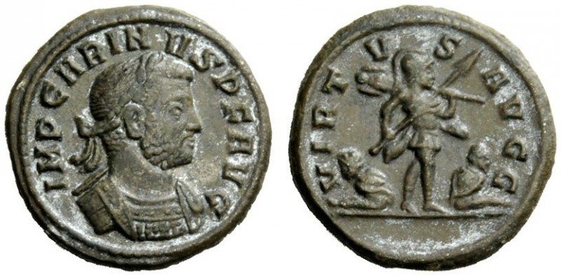 THE ROMAN EMPIRE 
 Carinus caesar, 282 – 283 
 Quinarius, Siscia 283-285, Æ 1....
