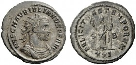 THE ROMAN EMPIRE 
 Julian of Pannonia, 284 – 285 
 Antoninianus, Siscia 284-285, billion 3.10 g. Radiate draped and cuirassed bust r. Rev. Felicitas...