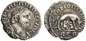 THE ROMAN EMPIRE 
 Carausius, 286 – 293 
 Argenteus, Londinium 286 293, AR 2.46 g. Laureate, draped and cuirassed bust r. Rev. She-wolf standing r.;...