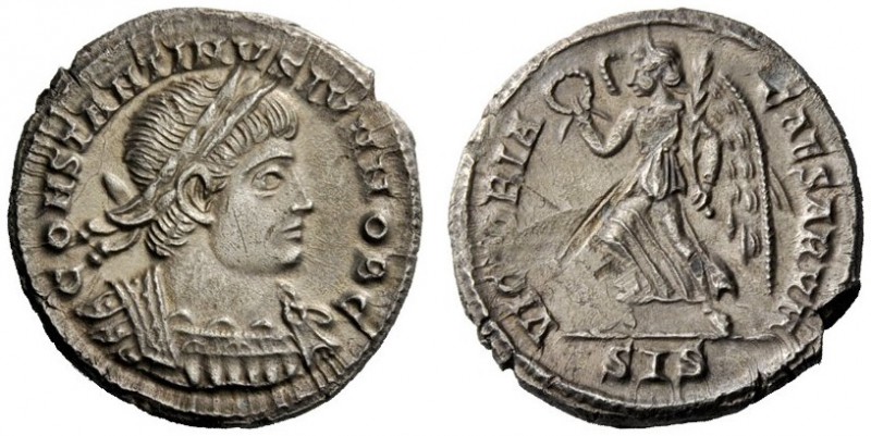 THE ROMAN EMPIRE 
 Constantine II caesar, 317 – 337 
 Siliqua, Siscia 326-327,...