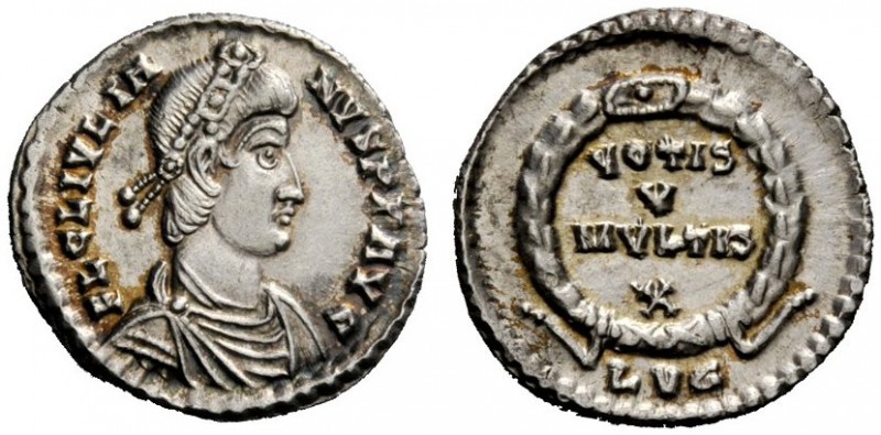 THE ROMAN EMPIRE 
 Julian II augustus, 360 – 363 
 Siliqua, Lugdunum 360-363, ...