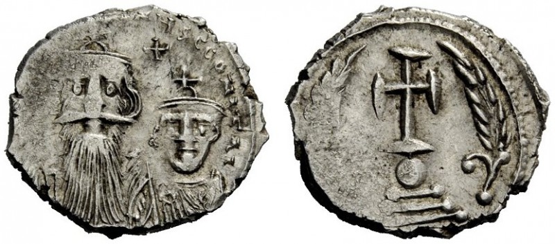 THE BYZANTINE EMPIRE 
 Constans II, September 641 – 15 July 678, with colleague...