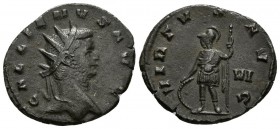 GALIENO. Antoniniano. 260-262 d.C. Roma. A/ Busto radiado a derecha. GALLIENVS AVG. R/ Virtus estante a izquierda portando lanza y escudo. VIRTVS AVG,...