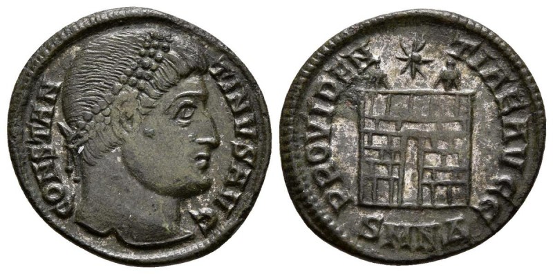 CONSTANTINO I. Follis. 307-337 d.C. Nicomedia. A/ Busto con diadema de perlas a ...