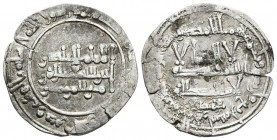 CALIFATO DE CORDOBA. Abd Al-Rahman III. Dirham. 344H. Madinat Al-Zahra. V-427. Ar. 3,06g. MBC-.