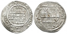 CALIFATO DE CORDOBA. Hisham II. Dirham. 366H. Al-Andalus. V-498. Ar. 3,06g. MBC.
