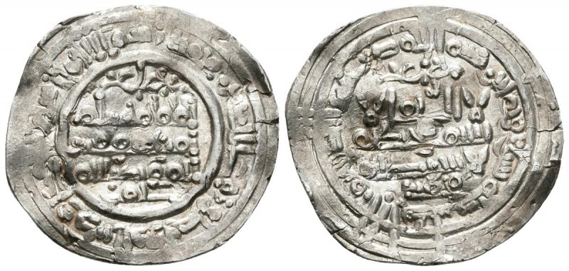 CALIFATO DE CORDOBA. Hisham II. Dirham. 389H. Al-Andalus. V-541. Ar. 2,83g. MBC+...