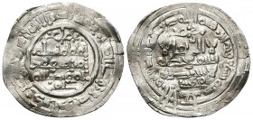 CALIFATO DE CORDOBA. Hisham II. Dirham. 389H. Al-Andalus. V-541. Ar. 2,83g. MBC+.