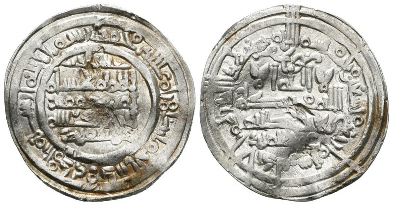 CALIFATO DE CORDOBA. Hisham II. Dirham. 394H. Al-Andalus. V-580. Ar. 3,32g. Dos ...