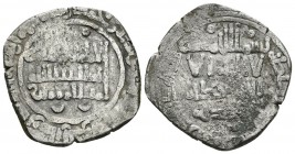 TAIFA DE GRANADA. Badis Ibn Habbus al-Muzaffar (Zirids). Dirham. 429-465H. Madinat Gharnata (Granada). V-852; Prieto 111f. Ar. 4,07g. MBC/MBC-.