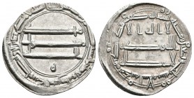 CALIFATO ABBASIDA. Al-Rashid. Dirham. 193H. Madinat al-Salam. Album 219.2; Lavoix 843. Ar. 2,94g. EBC.
