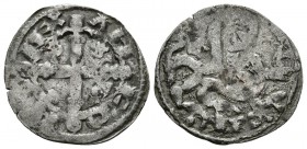 ALFONSO IX. Dinero. (1188-1230). Sin marca. AB 121; Mozo A9:6.9. Ve. 0,90g. MBC.