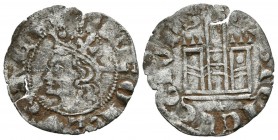ALFONSO XI. Cornado-DInero. (1312-1350). Coruña. AB 343.1. Ve. 0,70g. MBC-.
