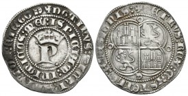 PEDRO I. 1 Real. (1350-1368). Sevilla. AB 380. Ar. 3,49g. MBC+.