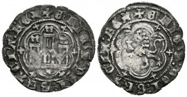 ENRIQUE III. Blanca. (1390-1406). Toledo. AB 603. Ve. 1,97g. MBC.