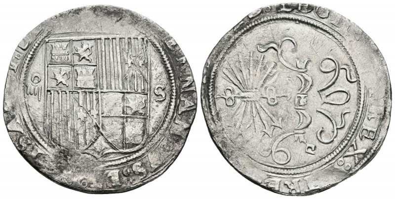 REYES CATOLICOS. 4 Reales. (1474-1504). Sevilla. Cal-219var; J. Luis López de la...