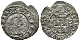 FELIPE IV. 8 Maravedís. 1661. Granada N. Cal-1362; J.S. M-241. Ae. 1,74g. Conserva parte del plateado original.MBC+.