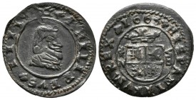 FELIPE IV. 8 Maravedís. 1663. Granada N. Cal-1364; J.S. M-245. Ae. 2,39g. MBC.