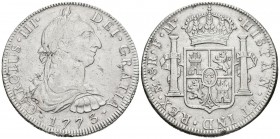 CARLOS III. 8 Reales. 1773. México FM. Cal-918. Ar. 26,93g. MBC/MBC+.
