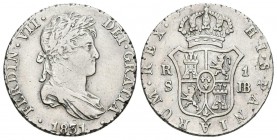 FERNANDO VII. 1 Real. 1831. Sevilla JB. Cal. 1227. Ar. 2,93g. MBC.