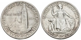 ESTADOS UNIDOS. 1/2 Dollar. 1935 S. San Diego-Pacific International Exposition. KM#171. Ar. 12,41g. MBC+.