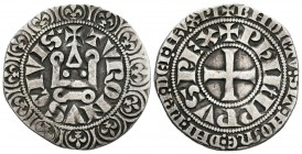 FRANCIA. Philip III. Gross. (1270-1285). Tournai. Duplessy-202. Ar. 3,21g. MBC.