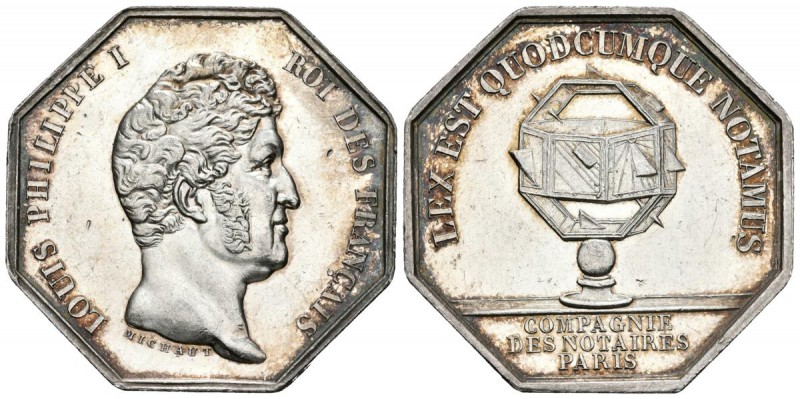 FRANCIA. Medalla. 1830-1848. A/ Busto a derecha. LOUIS PHILIPPE I ROI DES FRANÇA...