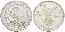 MEXICO. 2 Pesos. 1821-1921. México. Km#462. Ar. 26,63g. EBC-/MBC+.