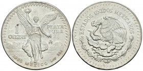 MEXICO. 1 Onza. 1985. Km#494.1. Ar. 31,10g. Marquitas. SC-.
