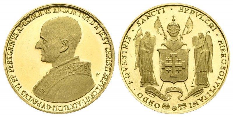 VATICANO. Medalla. Papa Pablo VI. 1964. Au. 3,38g. 20mm. Presentada en estuche o...