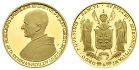 VATICANO. Medalla. Papa Pablo VI. 1964. Au. 3,38g. 20mm. Presentada en estuche oficial con certificado. SC.
