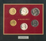 VATICANO. Set 1979. Juan Pablo II. Enmarcado. SC.