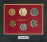 VATICANO. Set 1980. Juan Pablo II. Enmarcado. SC.