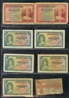 Precioso conjunto de billetes del siglo XX, representados la mayoría de periodos, incluyendo un apartado de la Cuba Española en diversas conservacione...