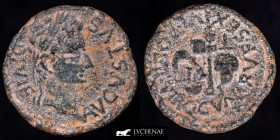Augustus Bronze As 13,48 g., 29 mm. Rome 27 BC - 14 AD Good very fine