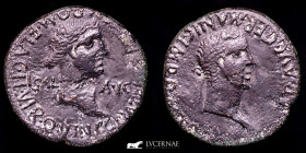 Caligula 37- 41 A.D. Bronze As 12,54 g. 27 mm. Cartagonova 37-41 A.D. Good fine