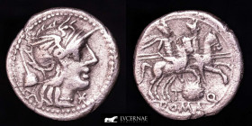 T. Quinctius Flamininus Silver Denarius 3,52 g. 18 mm. Rome 126 B.C. Good very fine